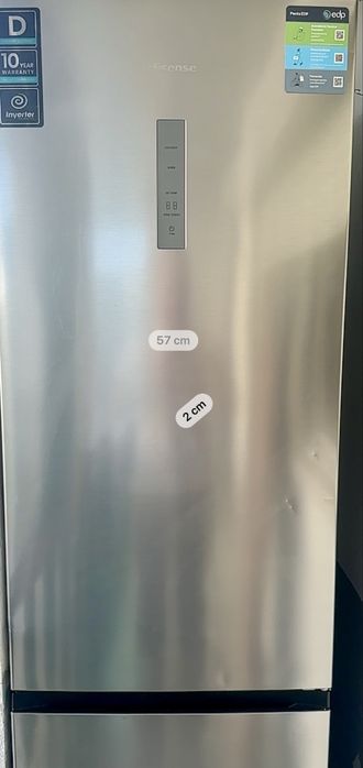 Frigorífico Hisense inox