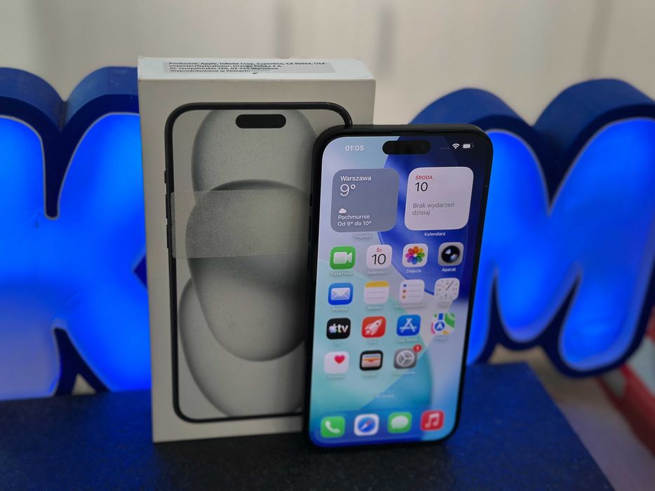 Smartfon Apple iPhone 15 Plus 128GB Czarny / RATY