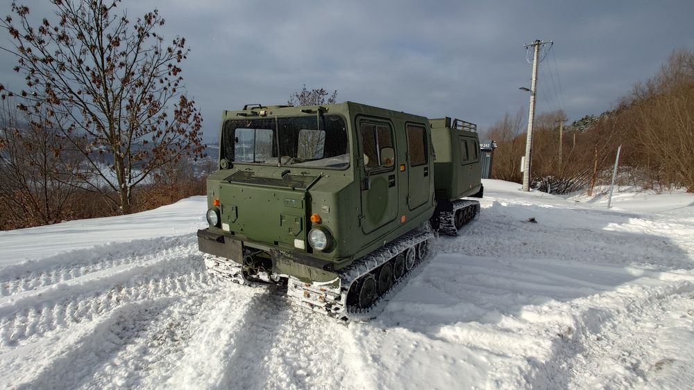 Gokart terenowy Ratrak Wozidlo Hagglund BV206 amfibia HDS energetyka