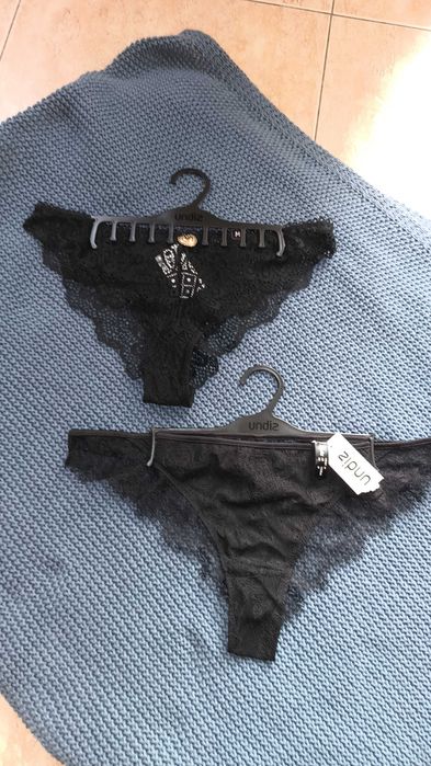 UNDIZ NOWE  brazyliany i stringi rozmiar m (2 pary)