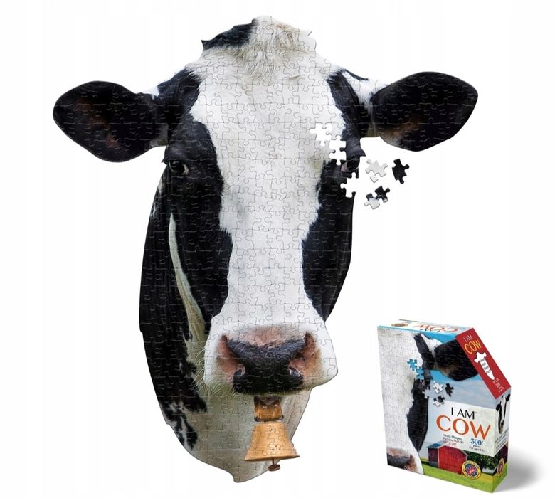 MADD CAPP Puzzle konturowe I am COW krowa 300 elementów