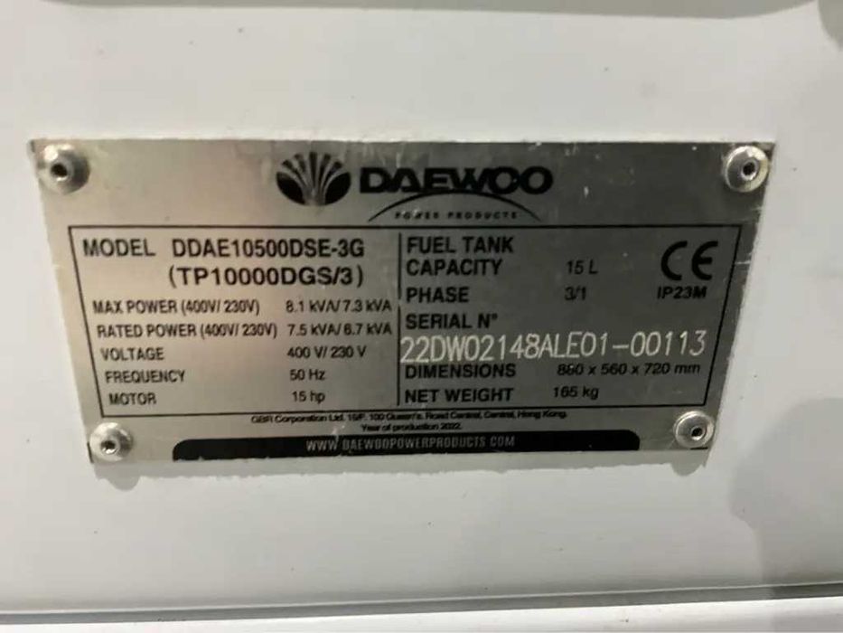 Gerador Daewoo 8kva Novo