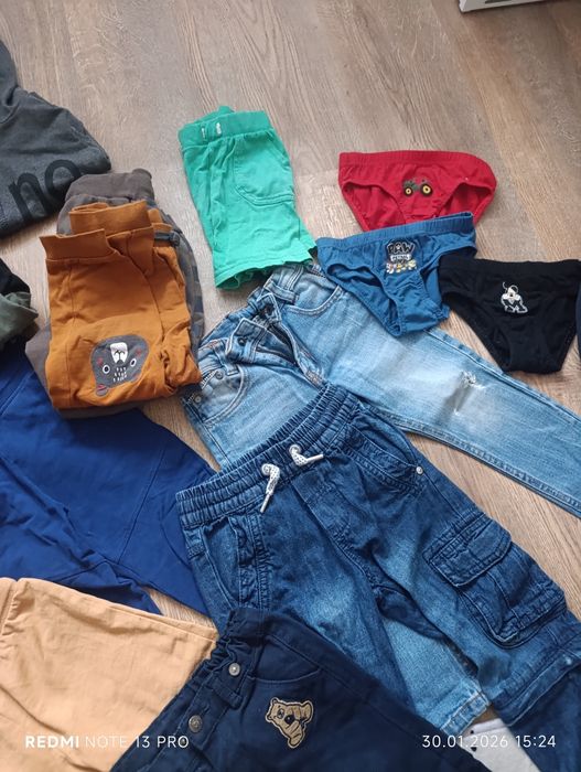 Ubrania dla chłopca 98-104