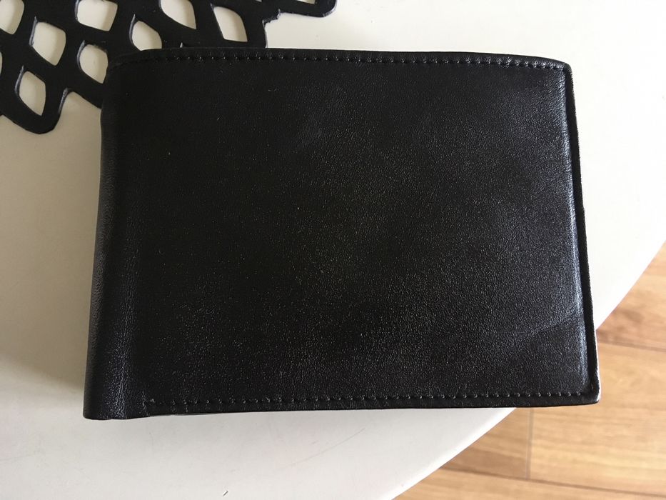 Portfel męski, skóra naturalna