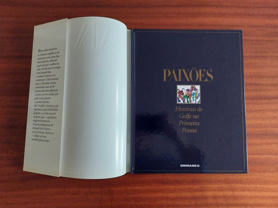 Livro Paixões: Histórias de Golfe na Primeira Pessoa - Unibanco