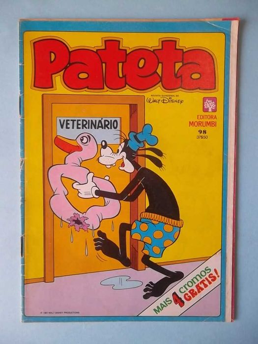 Revistas DISNEY com folha de cromos da coleção "PATO DONALD"