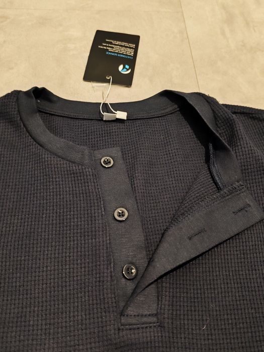 HMIYA Henley T-shirt z krótkim rękawem dla mężczyzn XL