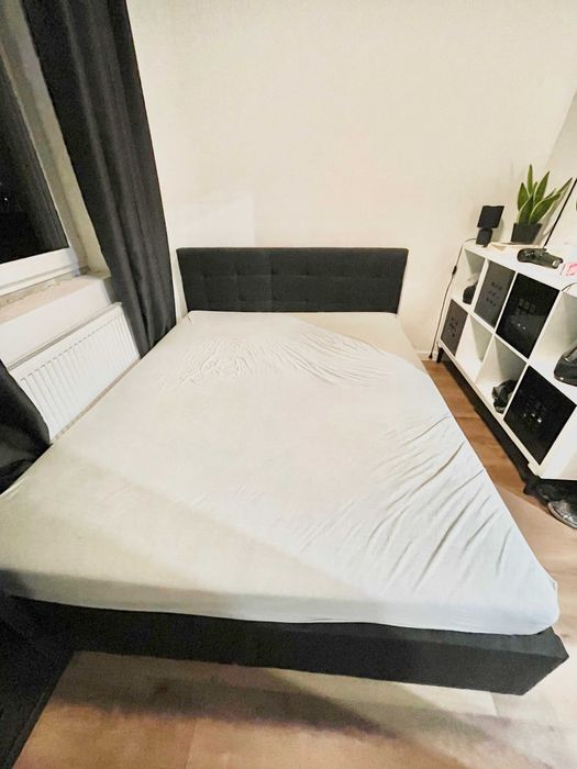 Łóżko tapicerowane 180 szare pojemnik promocja wyprzedaż wysyłka hit