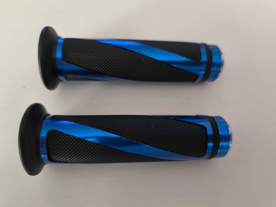 Manetki motor kpl.L+P BLU/BLACK 20/23,Honda, Yamaha,Suzuki,Kawasaki