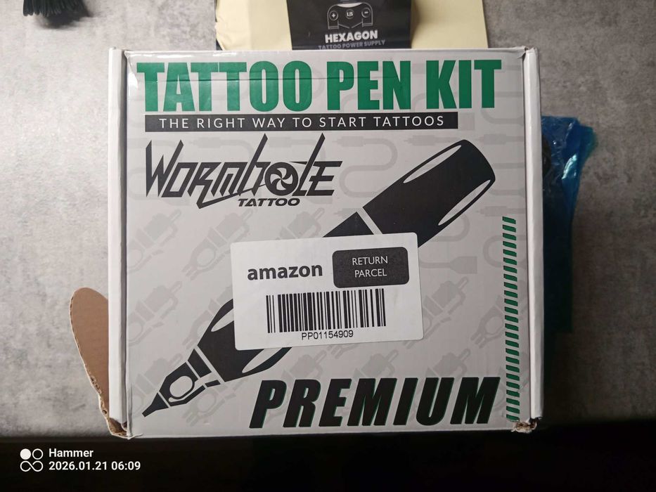 Urządzenie do robienia tatuażu Wormhole