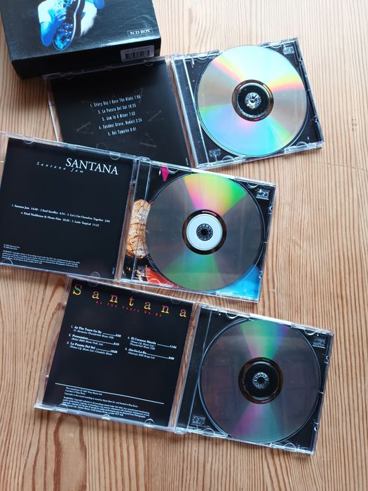 Conjunto 3 CD's Santana