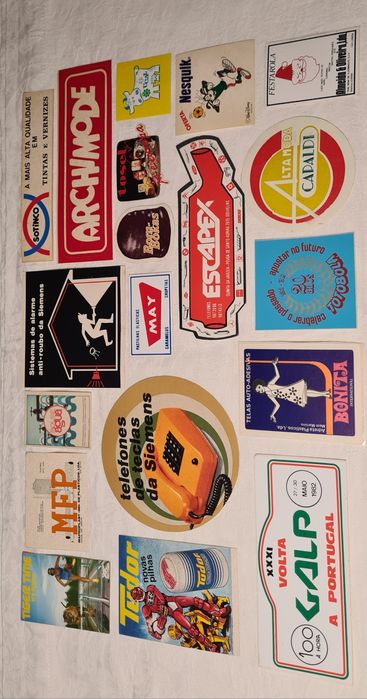 Colecao de Autocolantes da decada de 70/80/90.