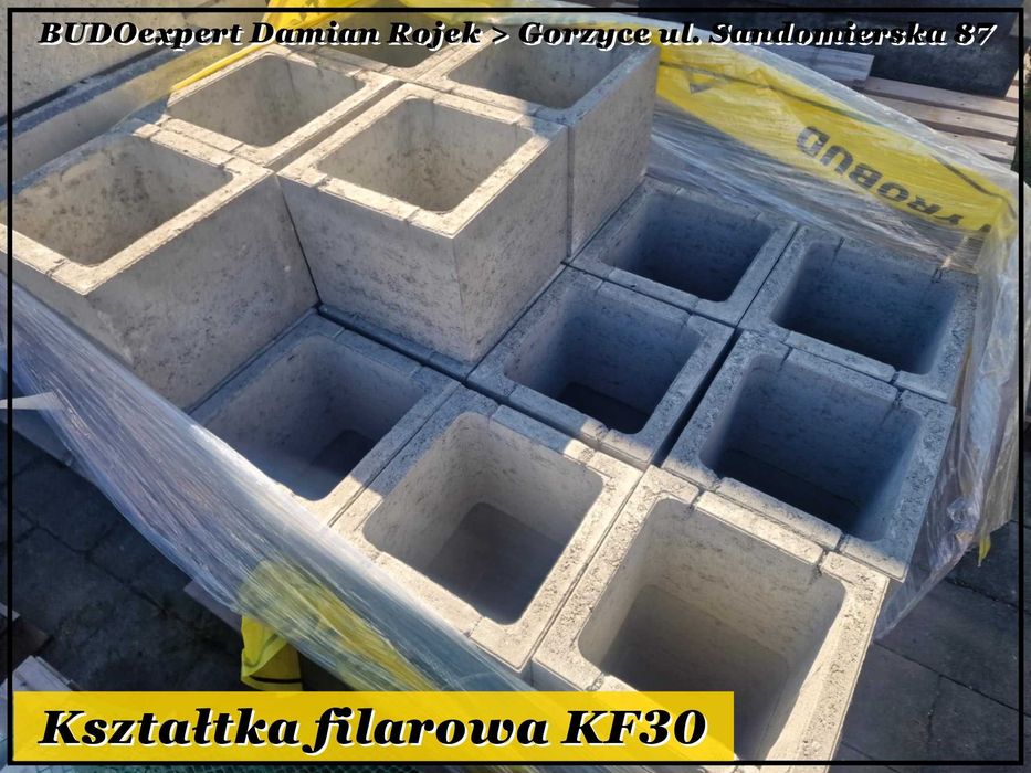 Pustak szalunkowy PS20 bloczek betonowy fundamentowy tracony