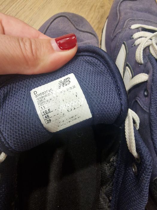 Sapatilhas azuis new balance tamanho 45