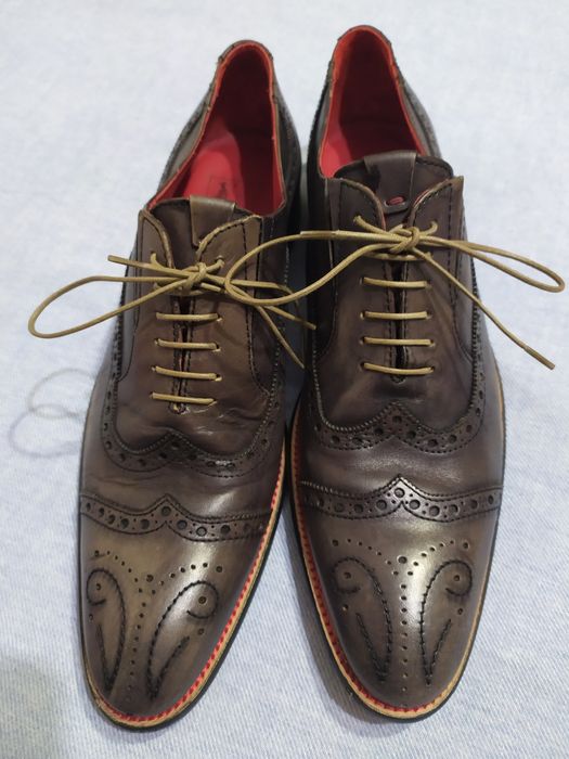 Туфли кожаные Koil туфлі шкіряні броги