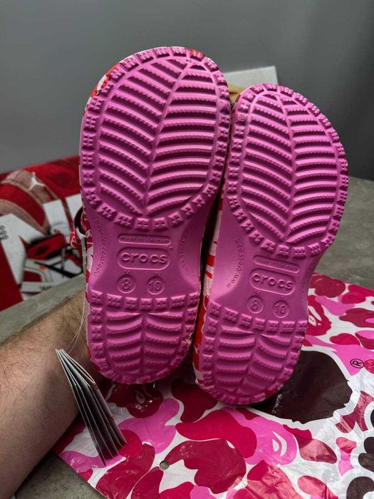 Тапки Bape x Crocs