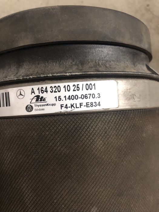 Задняя пневмоподушка Mercedes  W164