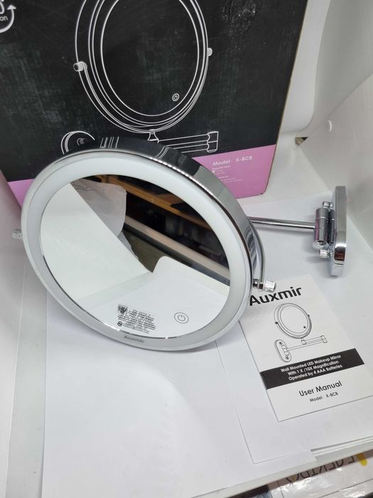 Дзеркало AUXMIR Wall Mounted 10x LED-підсвітка 3000-6500K
