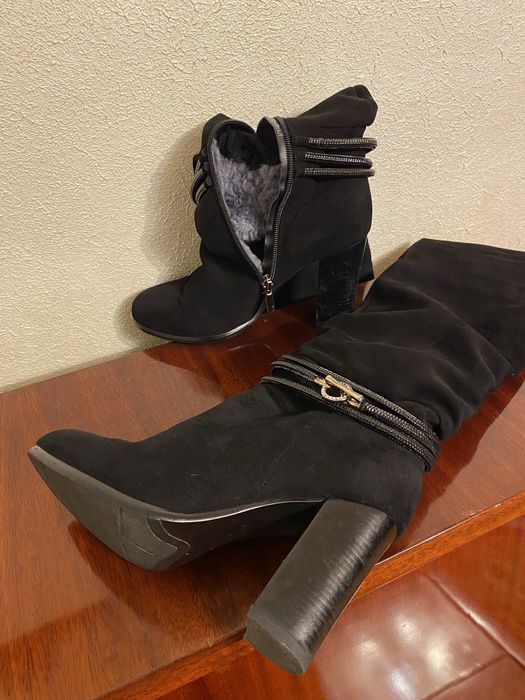 Замшеві чобітки