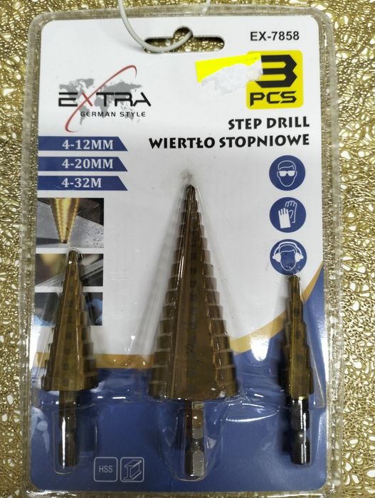 M Wiertło stopniowe
