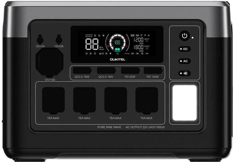 Зарядна станція Oukitel P1000E Plus 1800W /1024Wh)
