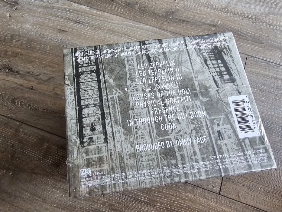 Led Zeppelin box 10CD Complet Studio Recording nowy Kamionek • OLX.pl