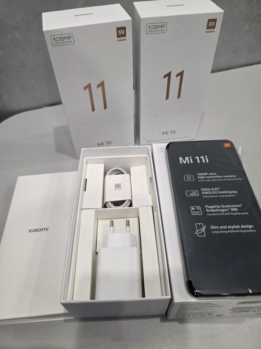 Нові смартфони  Xiaomi Mi 11i 8/128GB Cosmic Black  розпаковані, є кількість та опт