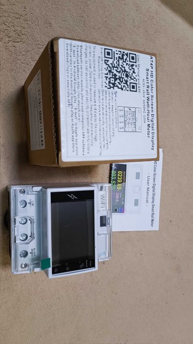 Умная розетка Смарт Счетчик Wi-Fi Atorch AT4PWS 100А Ваттметр