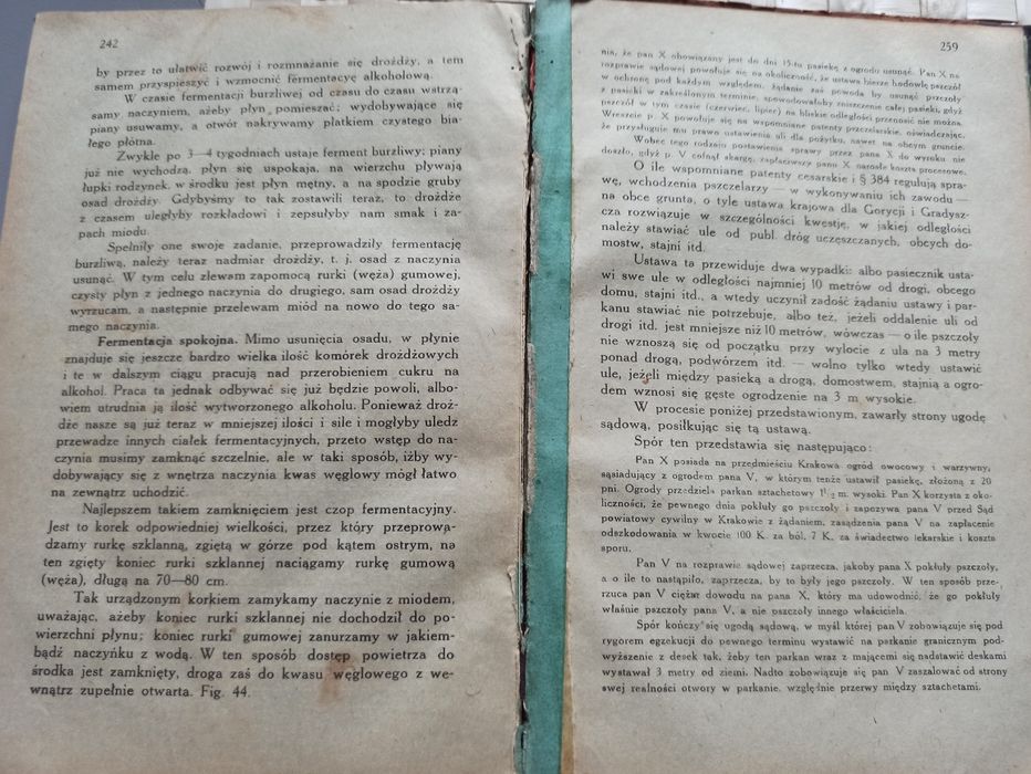 Najnowsza gospodarka w pasiece Józef Lorenc 1921