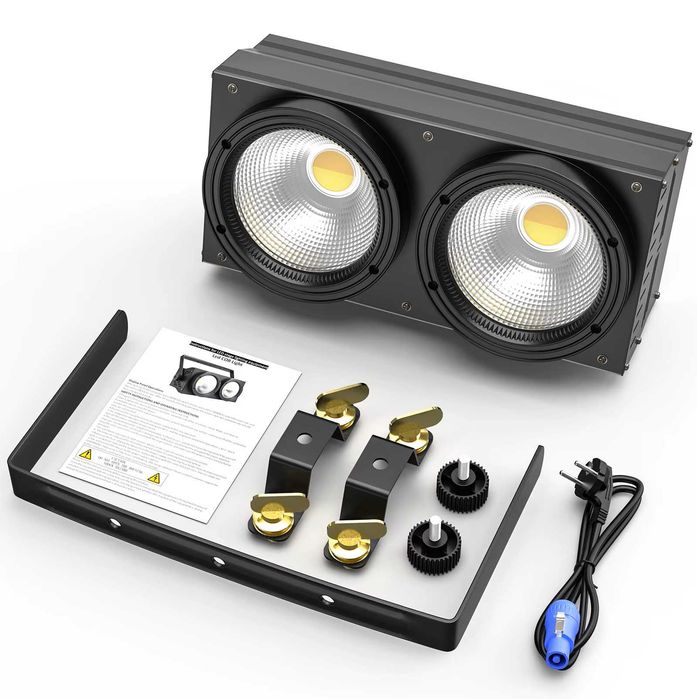 Blinder LED 2x100W WW/CW – Mocny Oświetlacz Sceniczny (nie wash 19x40)