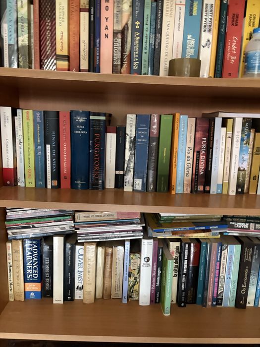 Livros enciclopedias e banda desenhada