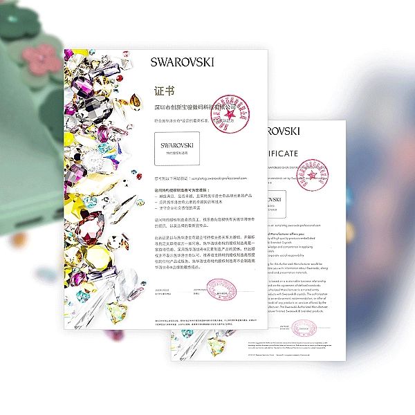 Kingxbar Sweet Series żelowe etui ozdobione oryginalnymi Kryształami S