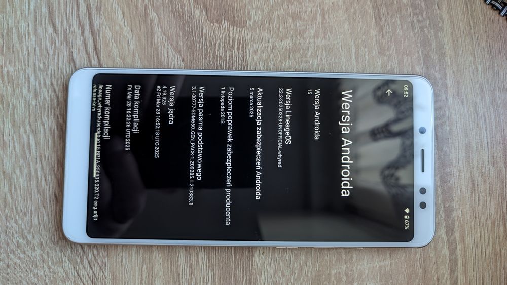 Smartfon Telefon Redmi note 5pro jedyny taki z androidem w wersji 15