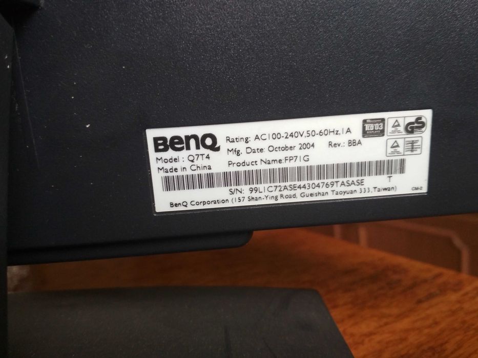 Монітор BenQ FP71G 17" (під ремонт)