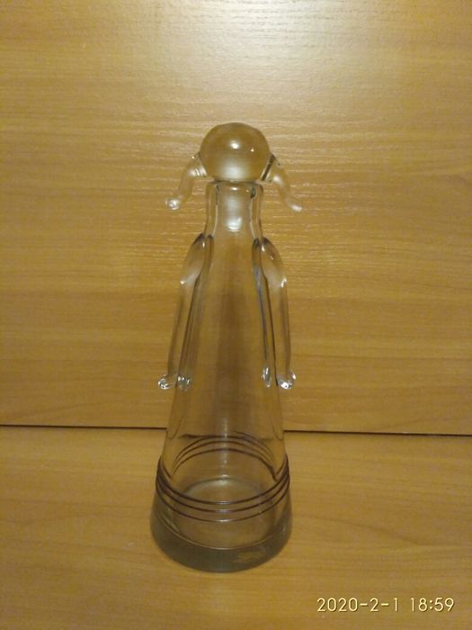 Штоф бутылка графин стекло, девушка женщина