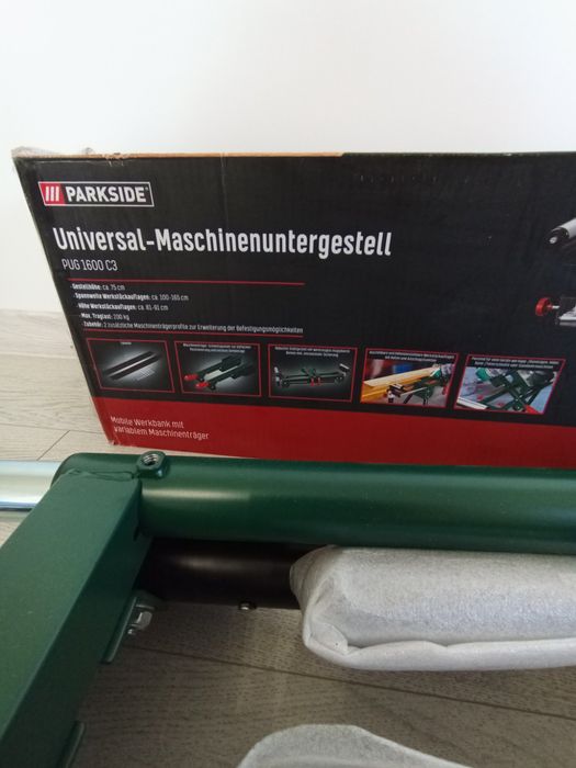 Верстак, станина стіл багатофункциональний Parkside PUG 1600 C 3 Герма