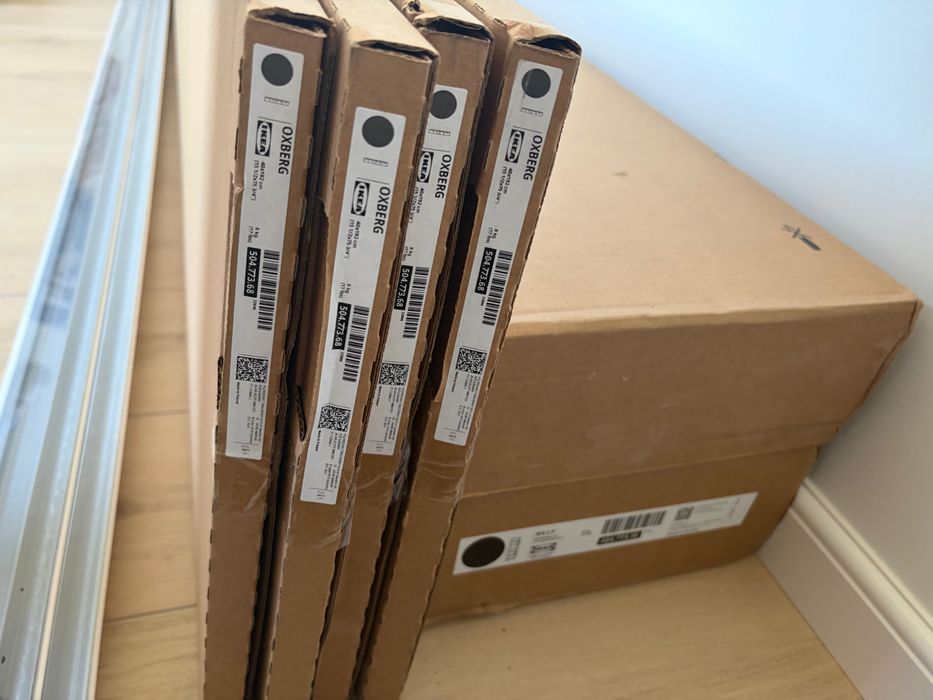 Regał Ikea Billy/Oxberg czarny 2 sztuki