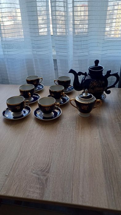 Сервіз чайний "Калинка" Кобальт кобальтовий сервіз
Кобальт, позолота -