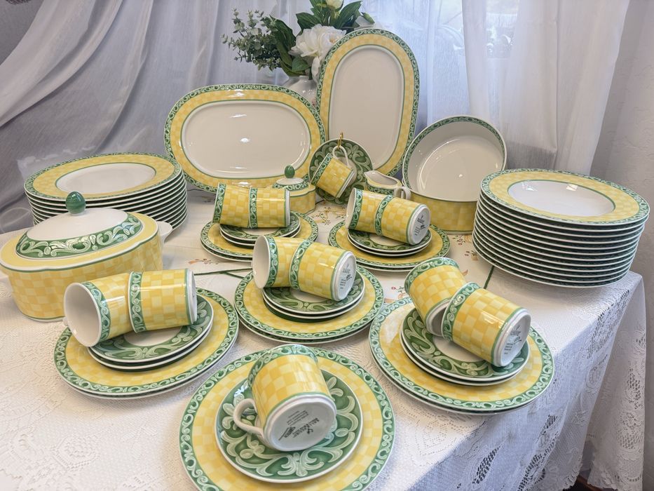 Villeroy boch, жовтий Switch Summer house Acacia, вілерой на 12 персо
