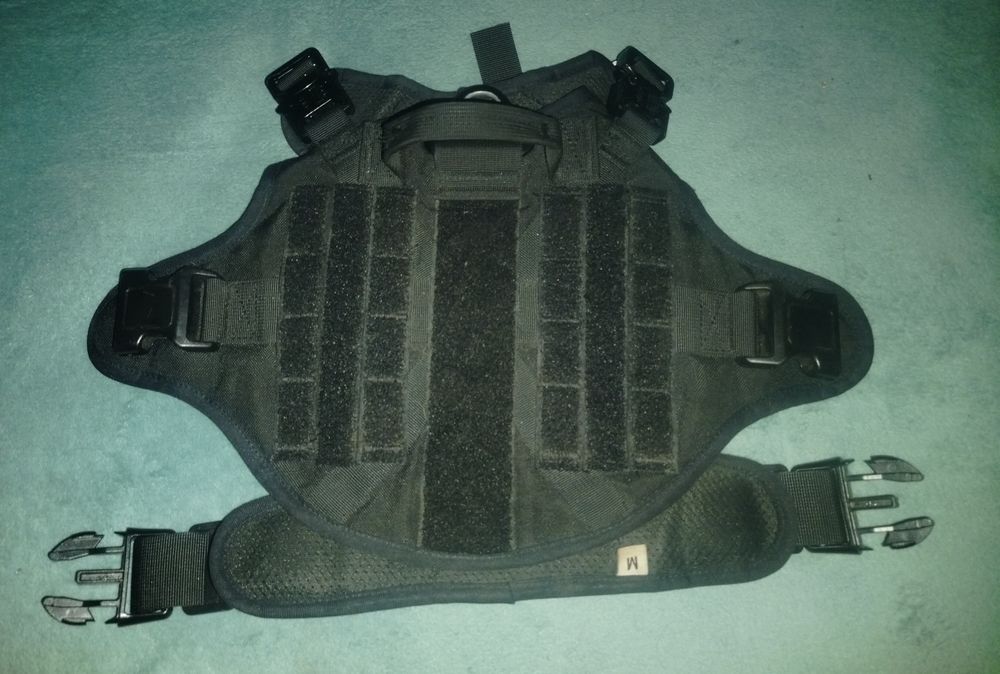 Шлейка для собак Rabbitgoo тактична Molle розмір M