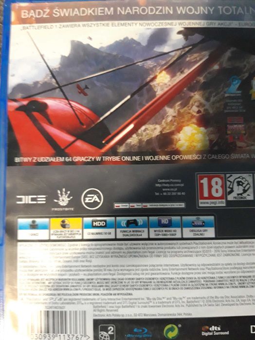 gra Battlefield 1 Play Station 4