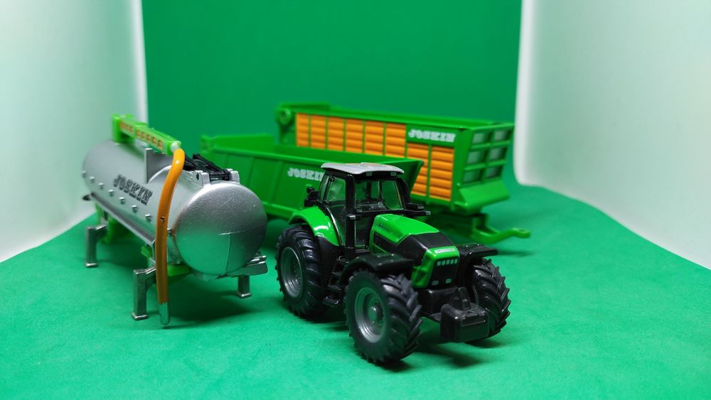 Zestaw przyczep Joskin oraz traktor Deutz Fahr 1 87