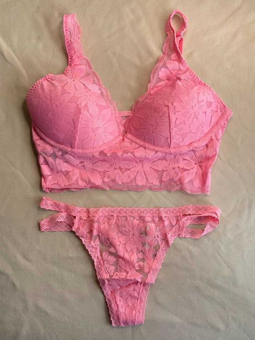 Комплект Victoria’s Secret Віктория Сікрет ліф бюст бра та трусики