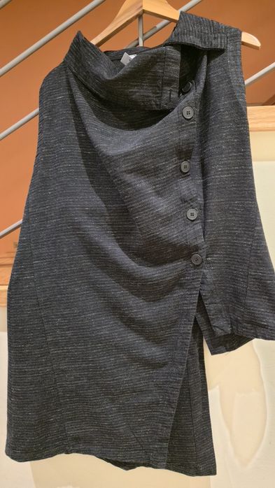 Conjunto wendy trendy veste de S a L cinza escuro estilo oversize.