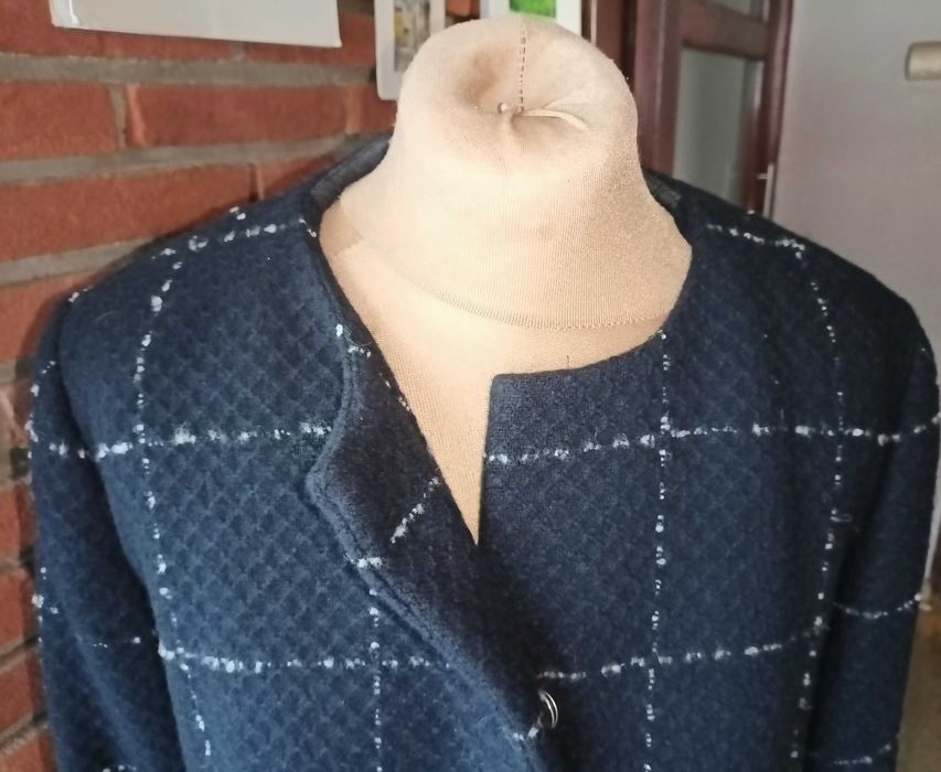 Max Mara kobiecy tweedowy płaszczyk 38