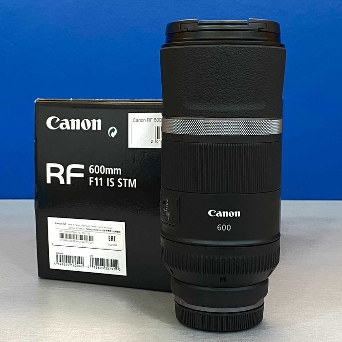 Canon RF 600mm f/11 IS STM (NOVA - 3 ANOS DE GARANTIA)