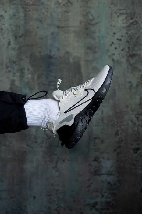 Чоловічі кросівки Nike React Vision "Grey/Black" Розміри 40-45