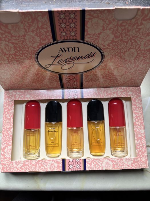 Zestaw perfum gift set legends 15 ml 5 sztuk vintage unikat