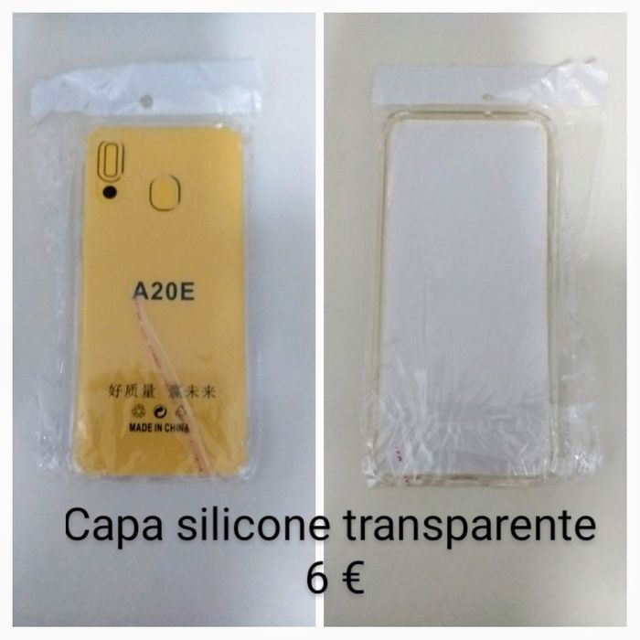 Capas NOVAS telemóvel Samsung 20 e película  - Novas