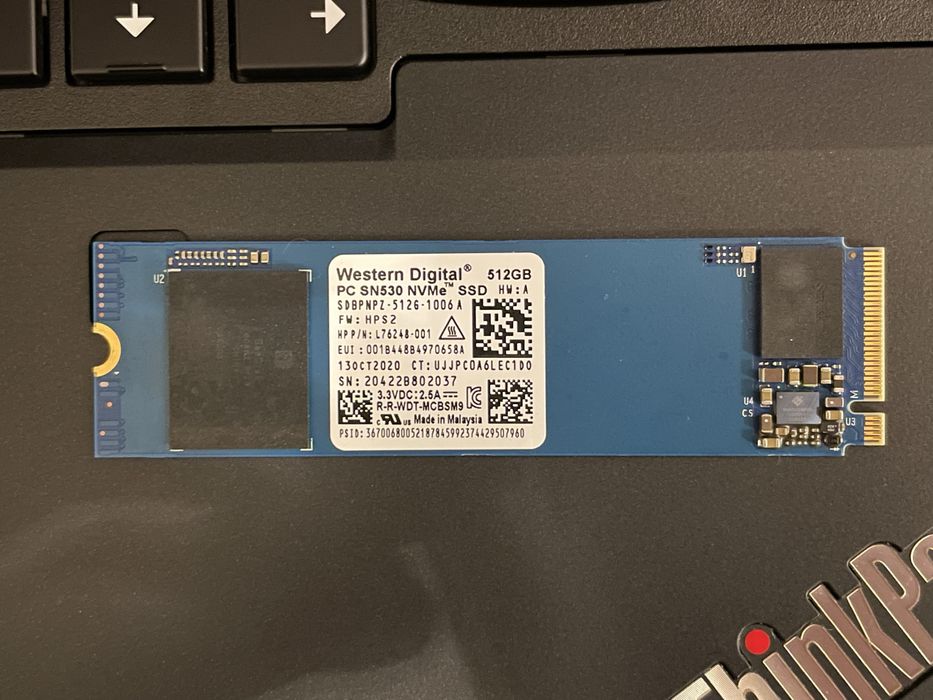512gb SSD WD SN530 NVMe